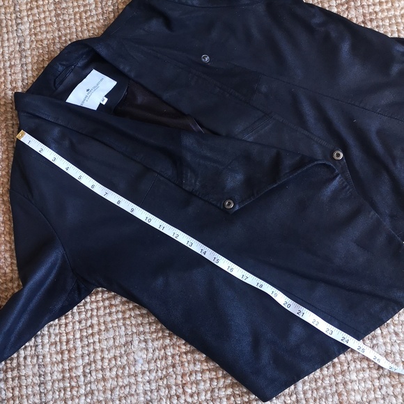 Designers Remix Collection by Charlotte  Eskildsen dressy leather jacket - Picture 12 of 14